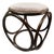 Vintage MCM Thonet-Style Bentwood Stool Ottoman For Sale