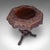 Mid 19th Century Antique Carved Tea Table, Burmese, Teak, Octagonal, Lamp, Side, Victorian, 1860 For Sale - Image 5 of 12