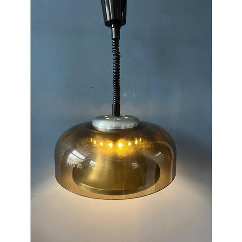 Vintage Space Age Pendant Lamp from Herda For Sale - Image 4 of 7