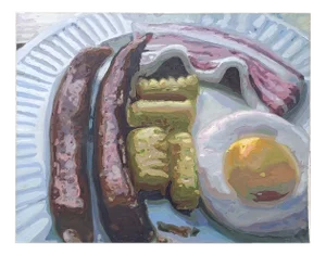 Studio Massimo Caiafa, English Breakfast, Oil on Canvas, 2000s