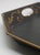 Vintage Toleware Black & Gold Serving Tray For Sale - Image 4 of 10