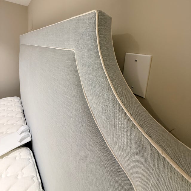 2020s King Size Serena & Lily Tall Hyde Bed For Sale - Image 5 of 9