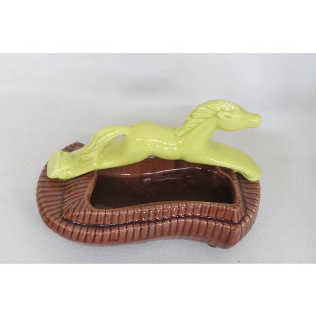 Mid Century Modern Ceramic Horse Figurine Planter 4644b For Sale - Image 10 of 14