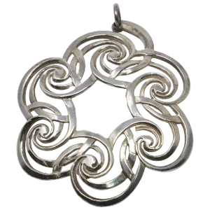 2001 Lunt Sterling Wreath Ornament