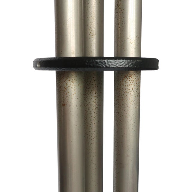 Gray Postmodern Torchiere Floor Lamp by Ron Rezek For Sale - Image 8 of 10