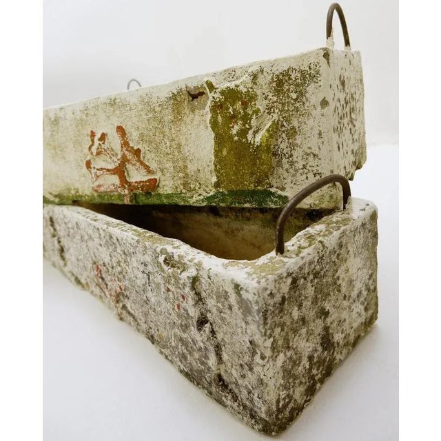 Polychrome Cement Planters by Emile Taugourdeaus, Set of 4 For Sale - Image 14 of 16