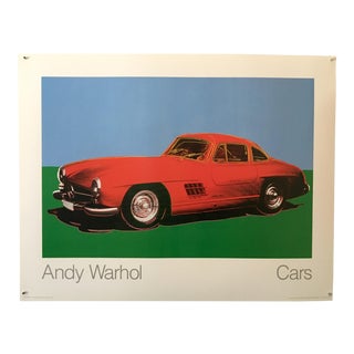 Andy Warhol Cars "1954 Mercedes 300sl Coupe" 1986 Poster For Sale
