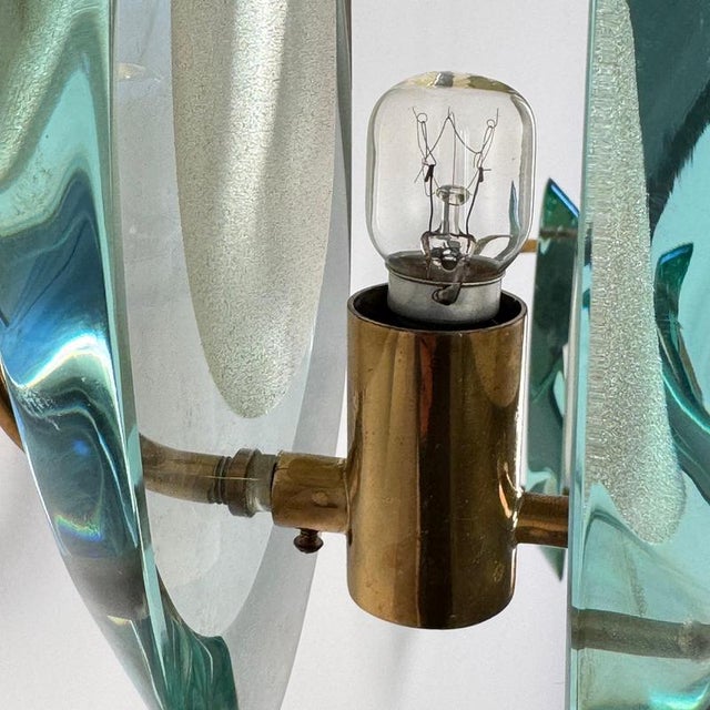 Brass Model 2093 Wall Lights attributed to Max Ingrand for Fontana Arte, 1960s, Set of 2 For Sale - Image 16 of 18