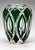Green 1930s Val Saint Lambert Cut Crystal Vase For Sale - Image 8 of 8