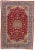 Vintage Persian Isfahan Handmade Red Floral Wool Rug For Sale - Image 10 of 10