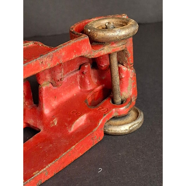 Metal Antique Arcade Cast Iron Fageol Safety Bus 8" Red Vintage Toy Car Vehicle 1920s For Sale - Image 7 of 18