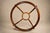 Round Coffee Table in Caviúna Wood & Glass by Giuseppe Scapinelli, Brazil, 1950s For Sale - Image 15 of 18