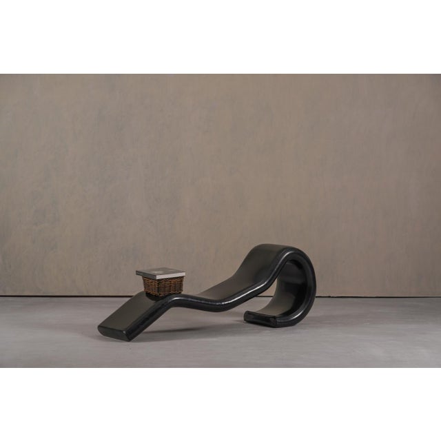 Vintage Ercolina Chaise Longue by Paolo Grasselli for Casprini, Italy, 1980s For Sale - Image 4 of 9