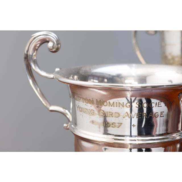 Vintage Silver Plated Trophies, 1950, Set of 5 For Sale - Image 6 of 10