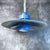Vintage Blue Pendant Lamp from E.S. Horn, 1980s For Sale - Image 6 of 9