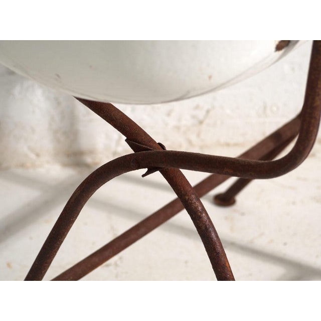Mid 20th Century Bathtub in Enamelled Iron, Central Europe, 1950 For Sale - Image 5 of 14