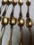 Gold Gold-Plated Sterling Silver Coffee Spoons from Christofle, France, Set of 12 For Sale - Image 8 of 14