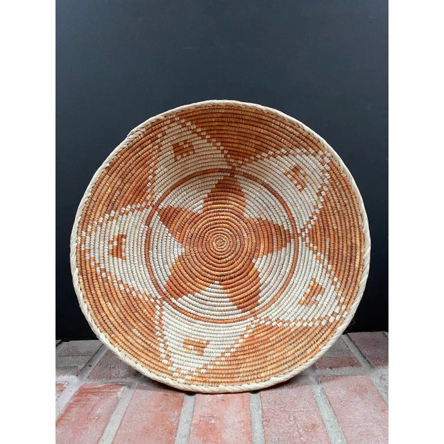 African Hand Woven Basket Bowls - Set of 2 For Sale - Image 9 of 13
