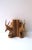Late 20th Century Rustic Giselle Stag Buck Animal Wood Bookends From Sweden - a Pair For Sale - Image 5 of 9