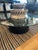 Industrial Jet Engine/Turbine Coffee Table W/Round Glass For Sale - Image 3 of 8