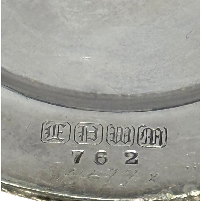 Silver Antique Derby Silver Plate Company Footed Bowl Cherubs and Farming Design #762 For Sale - Image 8 of 12