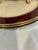 Vintage Pickard Ensemble Burgundy Gold-Trim Dinner Plates, Set of 4 For Sale - Image 10 of 12