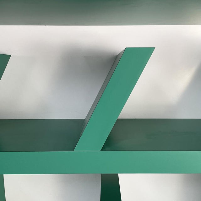 Italian Modern Laminate Bookcase by Ettore Sottsass, 1981 For Sale - Image 6 of 18