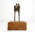 Excellent signed modernist bronze art sculpture by important Pacific Northwest artist Ray Jensen. The sculpture looks to...