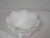 Art Deco Vintage Milk Glass Draped Bowl For Sale - Image 3 of 5