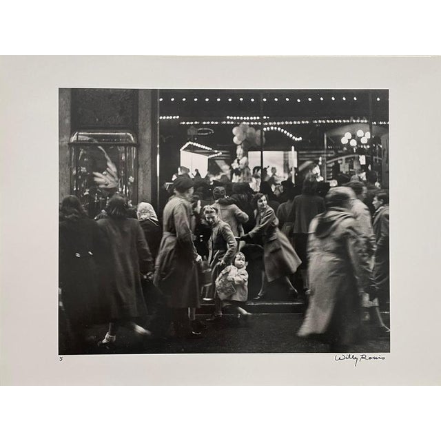 WILLY RONIS 1910 - 2009 Rue Mogador, Paris, 1952 Format 40 x 30, image 24 x 30 Silver gelatin print from 1985 Guilbrom...
