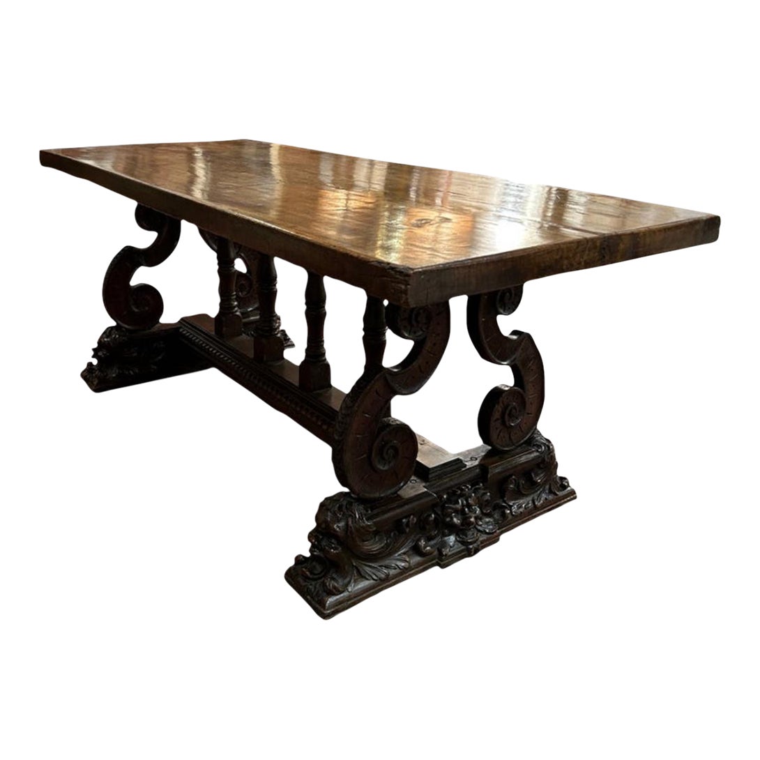 Late 17th Century Italian Baroque Dining Table Chairish