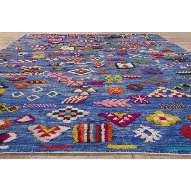 Contemporary Taznakht Moroccan Rug, 09'09 X 13'06 For Sale - Image 9 of 10