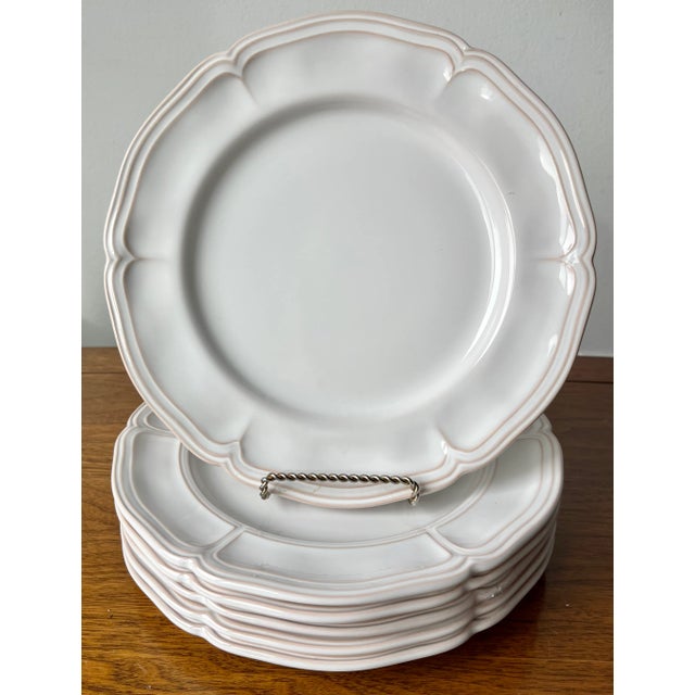 Vintage Motton Faience-8 Place Settings + Serving-106 Pieces-France For Sale In New York - Image 6 of 12