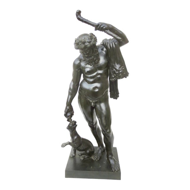 Grand Tour Bronze the Satyr Silenus For Sale