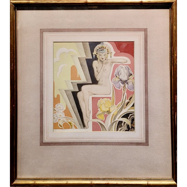 Glenn Crawford Sheffer- Art Deco Nude Female-Original 1920s Painting For Sale - Image 9 of 9