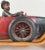 1910s Antique 1913 Model Touring Car and Driver Wooden Hand Painted Sculpture For Sale - Image 5 of 12