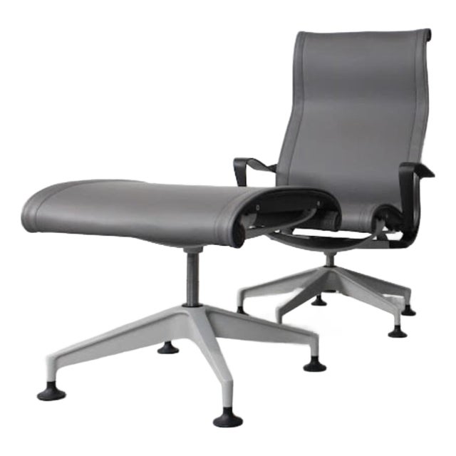 Herman Miller Setu Lounge + Ottoman For Sale