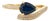 Luxury 1.12ct Blue Sapphire & Diamond Statement Ring Size 6.5 in 14k Gold For Sale