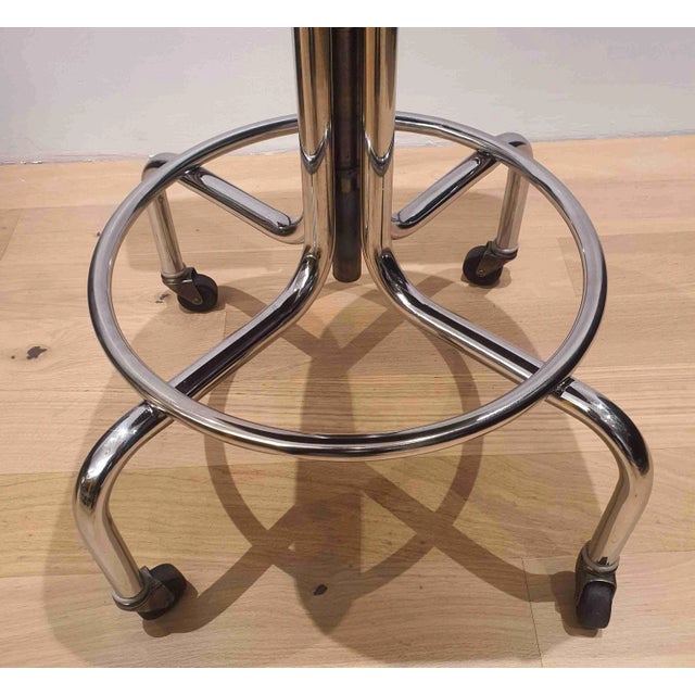 Mid-Century Drafting Swivel Chair For Sale - Image 5 of 6