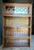 Mid Century Oak Wood Barrister Bookcase Lawyers Four Shelves Glass Doors Antique Vintage For Sale - Image 4 of 12