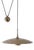 Onos 55 Counterbalance Pendant Lamp in Brass by Florian Schulz For Sale