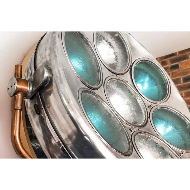 Mid-Century Industrial Aluminum Surgeons Operating Floor Lamp, 1950s For Sale - Image 13 of 18