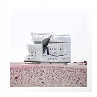 "Cooper Union" Contemporary Surrealist Style Architectural Landscape Print For Sale