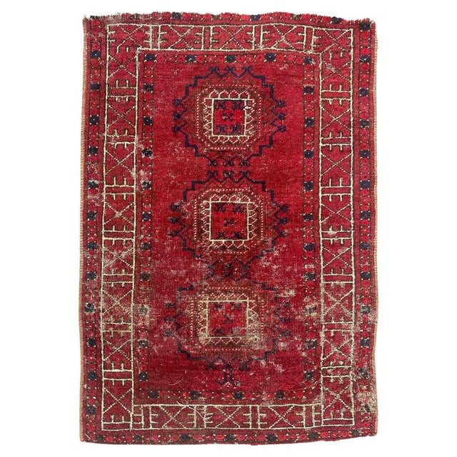 Antique Turkmen Rug, 1890s For Sale - Image 14 of 14