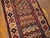 Persian 1900s Multicolor Geometric Antique Nw Persian Rug 3'4" X 8'8" Handknotted Wool Carpet For Sale - Image 3 of 6