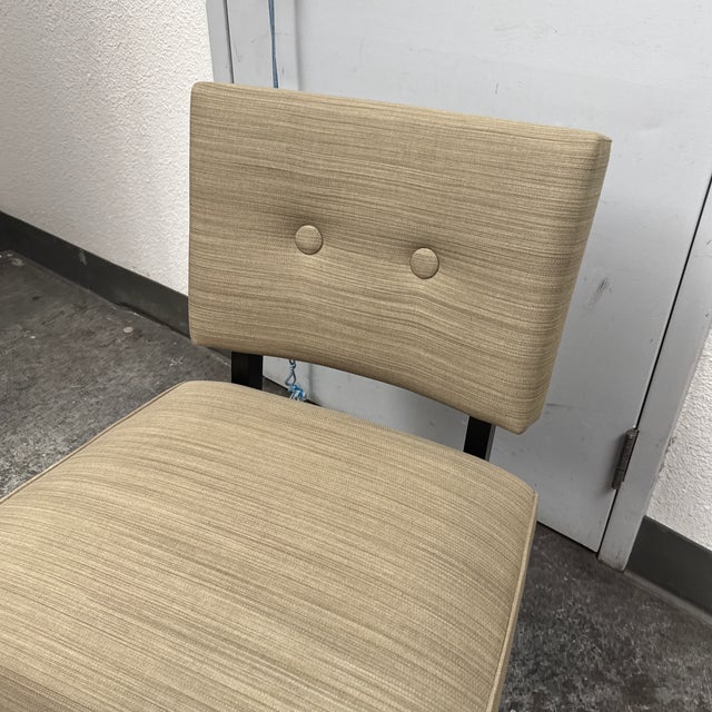 Crate & Barrel Mid-Century Modern Style Slipper Chair For Sale - Image 11 of 12