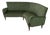 Mid-Century Italian Velvet and Damask Sofa, 1950s For Sale