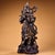 This impressive standing sculpture depicts Wei Tuo, the revered guardian deity of Buddhist tradition, expertly crafted in...