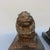 Pair of Antique Brass Recumbent Lions – 11" Library Lions on Rectangular Plinths For Sale - Image 9 of 10