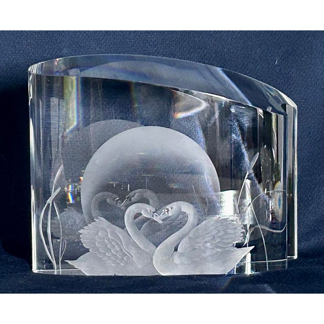 1970s Vtg. Steuben Our Love Sculpture For Sale - Image 5 of 15
